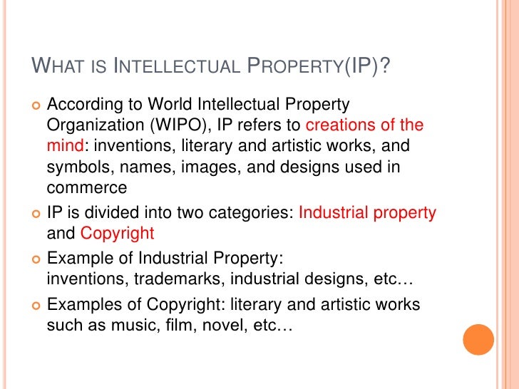 Intellectual Property Issues