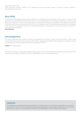 Intellectual Property Rights Role in Renewable Energy Innovation | PDF