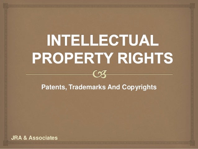 42+ Types Of Intellectual Property Rights Slideshare Pics