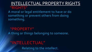 Intellectual property rights | PPT