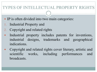 Intellectual Property Rights | PPTX | Business | Business and Finance