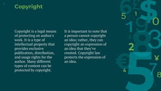 TYPES OF INTELLECTUAL PROPERTIES AND LEGISLATIONS COVERING IPR IN INDIA ...