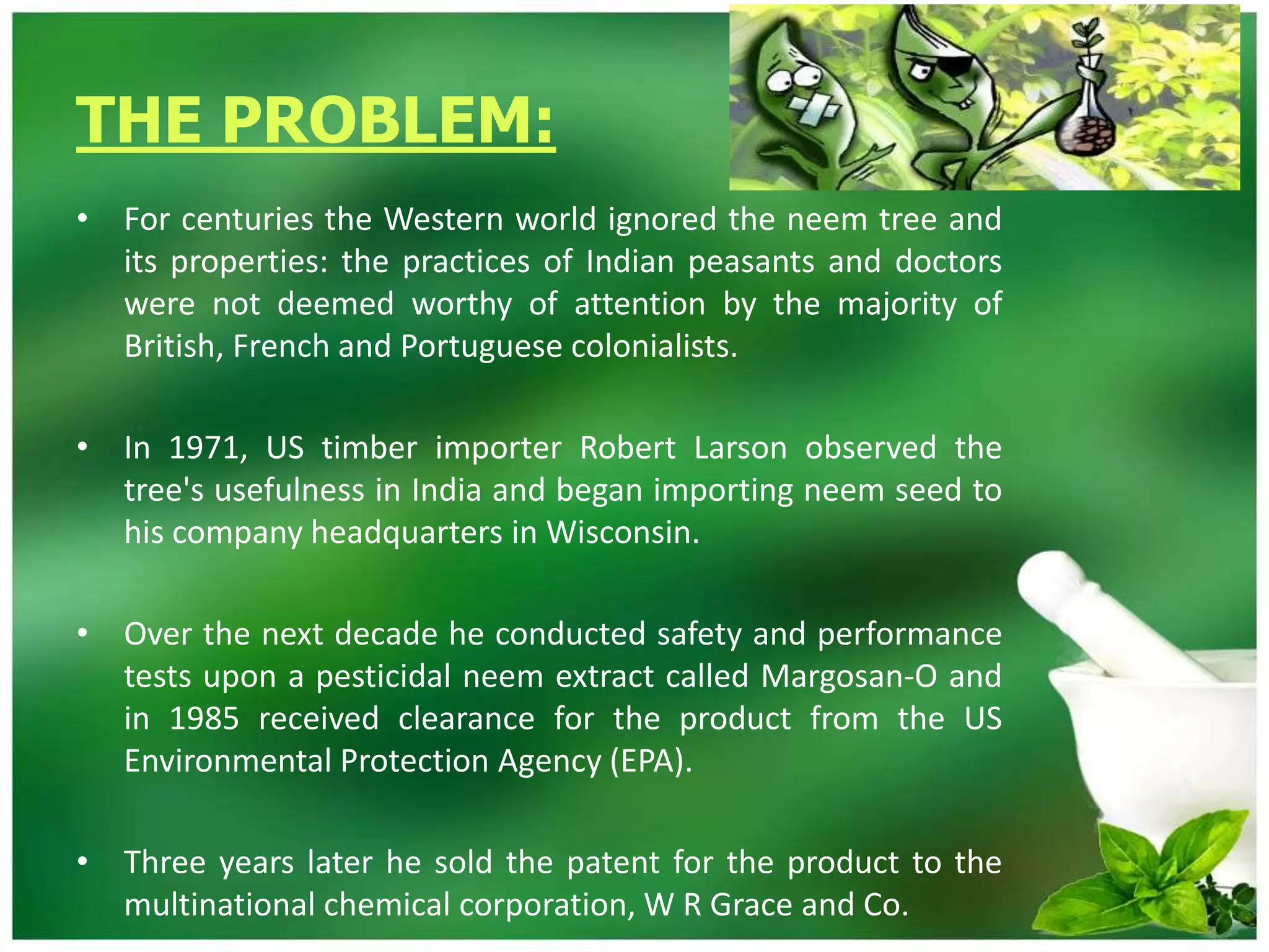 Intellectual property rights neem | PPTX