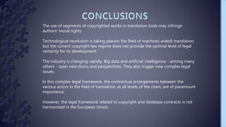 How does legal translation affect intellectual property?
