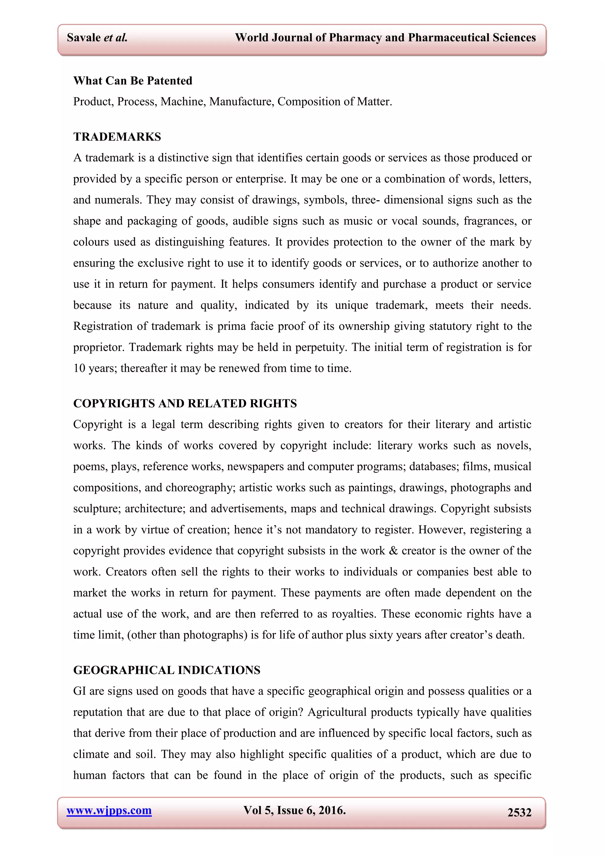 Intellectual property rights (IPR) | PDF