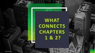 WHAT
CONNECTS
CHAPTERS
1 & 2?
Add a Footer 3
 