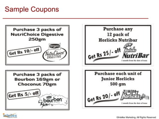 ©Intellex Marketing, All Rights Reserved
Sample Coupons
 