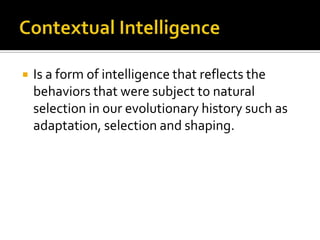 Intelligence | PPTX