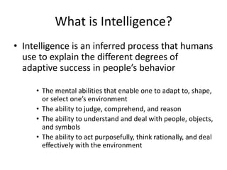 Intelligence | PPTX