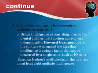Intelligence | PPTX