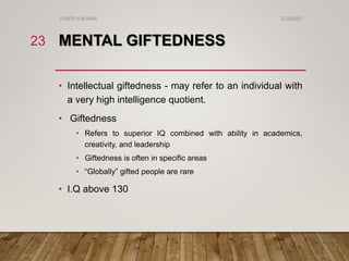 Gifted Intellect Intelligence | PPTX
