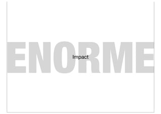 ENORME
  Impact
 