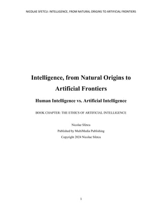 Intelligence, from Natural Origins to Artificial Frontiers - Human ...