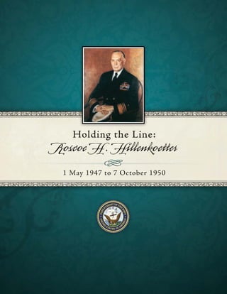 Holding the Line:
:x~YE
~
1 May 1947 to 7 October 1950
 