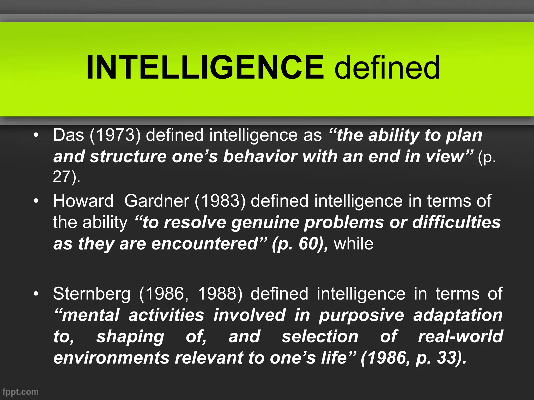 Intelligence-Test PowerPoint 12847194772 | PPT