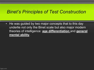 Bennett's 5 Inference Intelligence-Test PowerPoint 12847194772 | PPTX