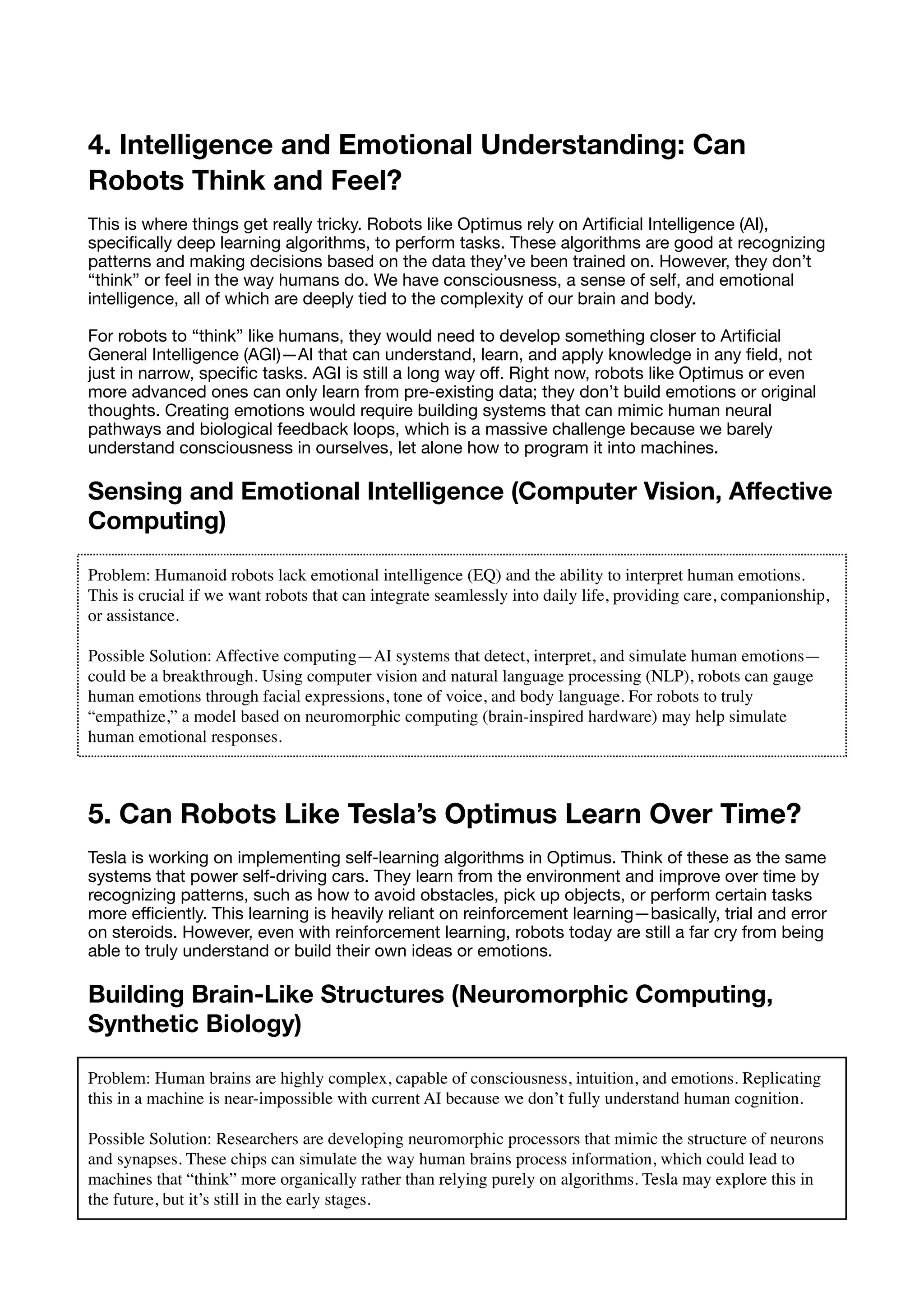 Intelligence and Emotional Understanding Can Tesla optimus Think….pdf
