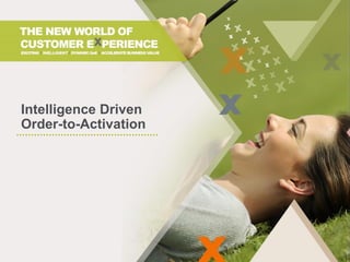 Intelligence Driven
Order-to-Activation
 
