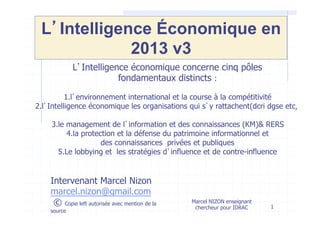 Intelligence économique 