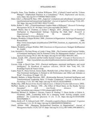 Taylor Ledoux Inteligența emoțională în organizații | PDF
