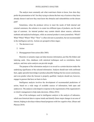 Intelligence Analysis - Intelligence Info, Volumul 2, Numărul 3 | PDF