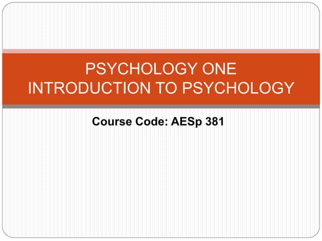 Intelligence in psychology 1 | PPT