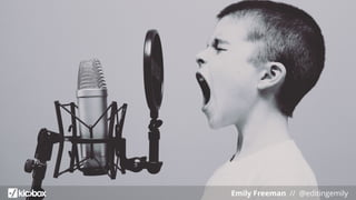 Emily Freeman // @editingemily
 