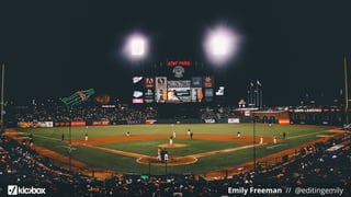 Emily Freeman // @editingemily
 