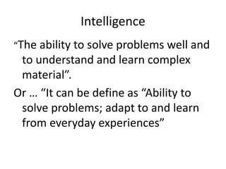 Intelligence presentation.ppt