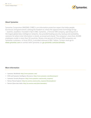 Symantec Intelligence Report: May 2015
