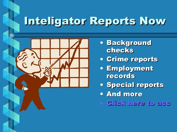 intelligence report format