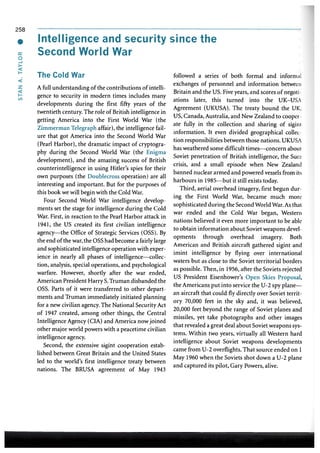 Intelligence role in national security | PDF