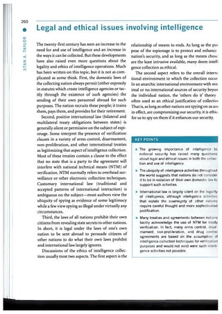 Intelligence role in national security | PDF