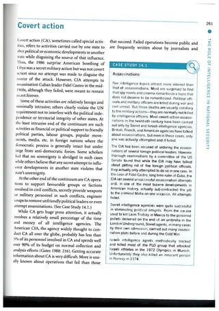 Intelligence role in national security | PDF