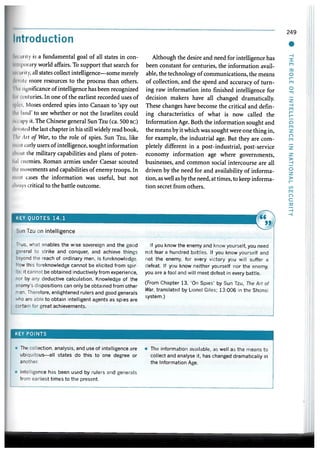 Intelligence role in national security | PDF