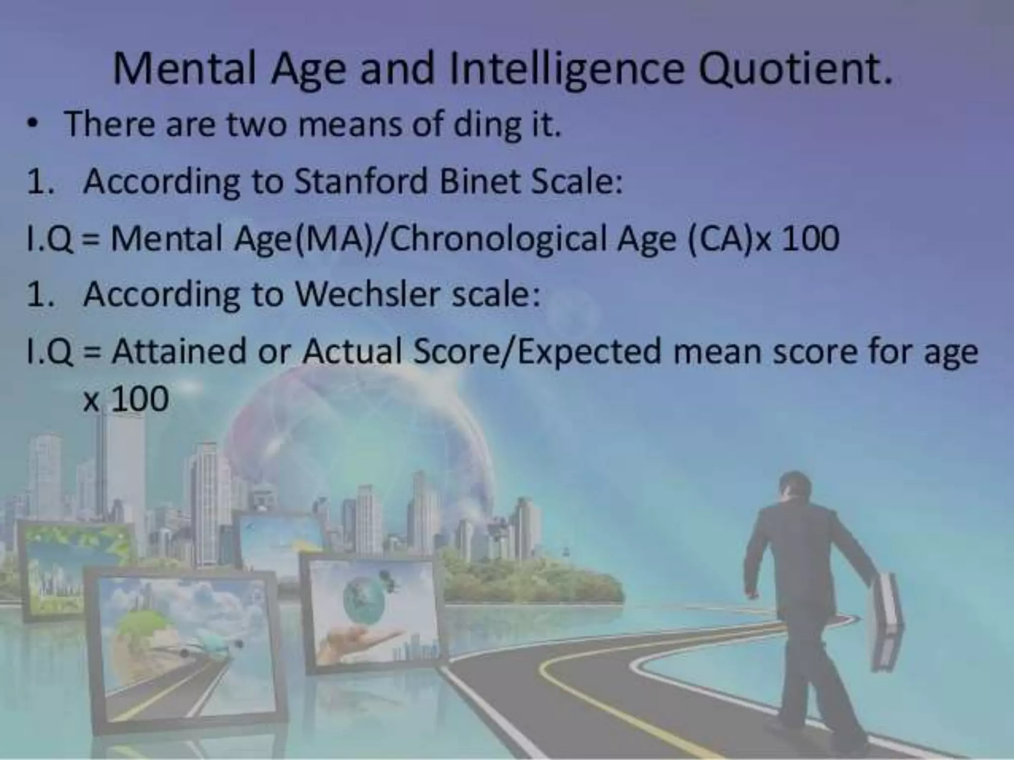 Intelligence test | PPT