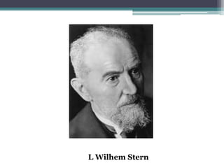 L Wilhem Stern
 