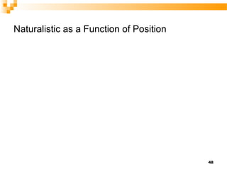Naturalistic as a Function of Position




                                         48
 