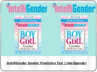 IntelliGender Gender Prediction Test | Intelligender
 