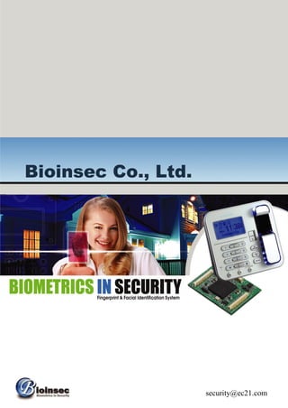 Bioinsec Co., Ltd. [email_address] 