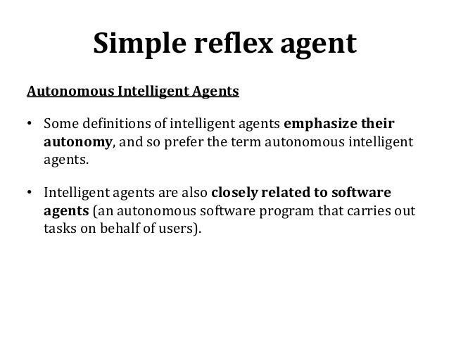intelligent agents