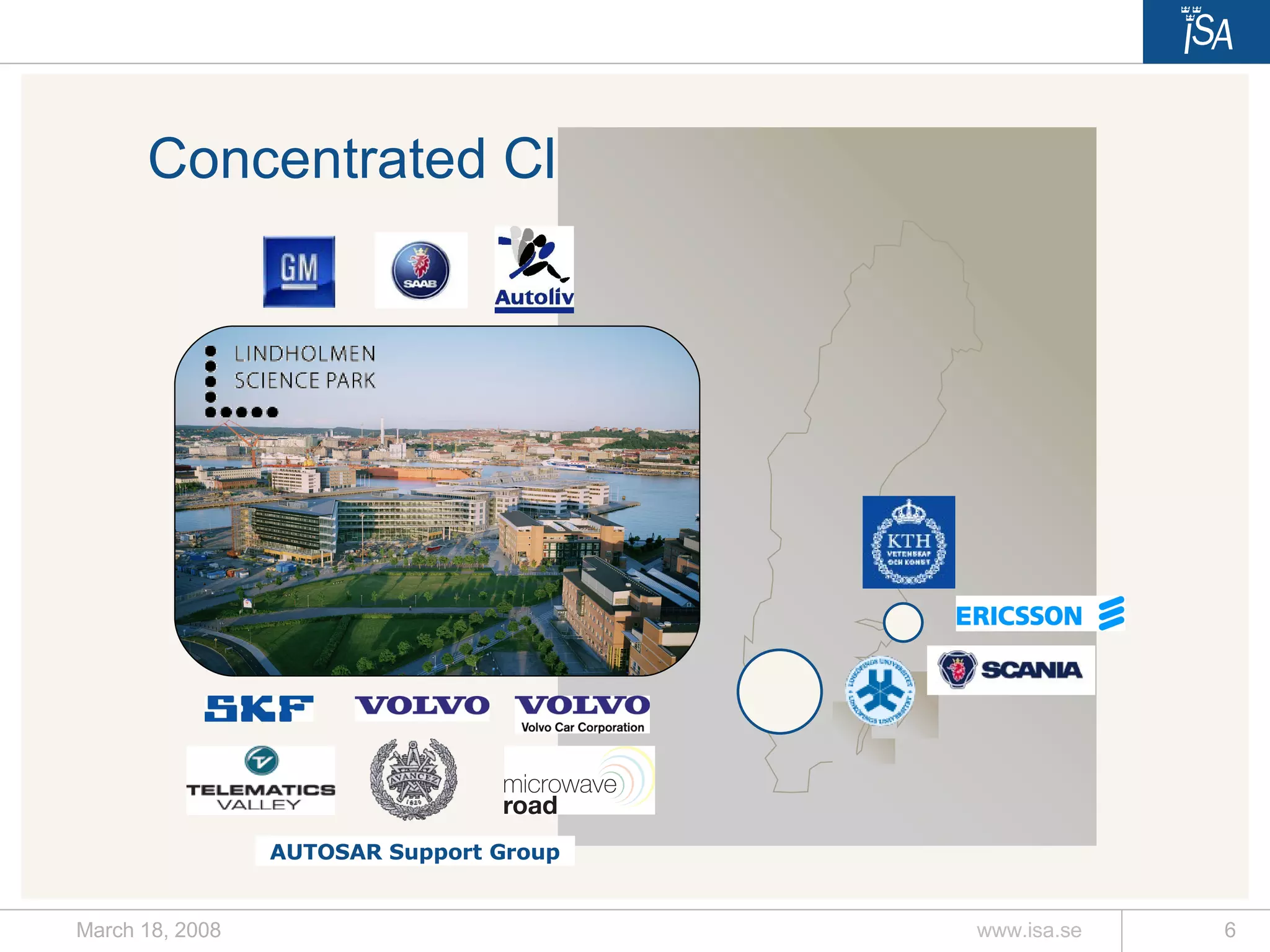 Concentrated Cluster AUTOSAR Support Group 