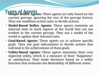 Suitable Agent Intelligent Agents ,its definitions in Artificial intelligence | PPTX