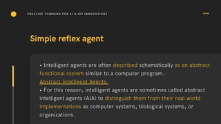 • Intelligent agents are often described schematically as an abstract
functional system similar to a computer program.
Abs...