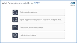 Accelerating Transformation With Rpa Intelligent automation surpasses RPA to accelerate performance | PPTX