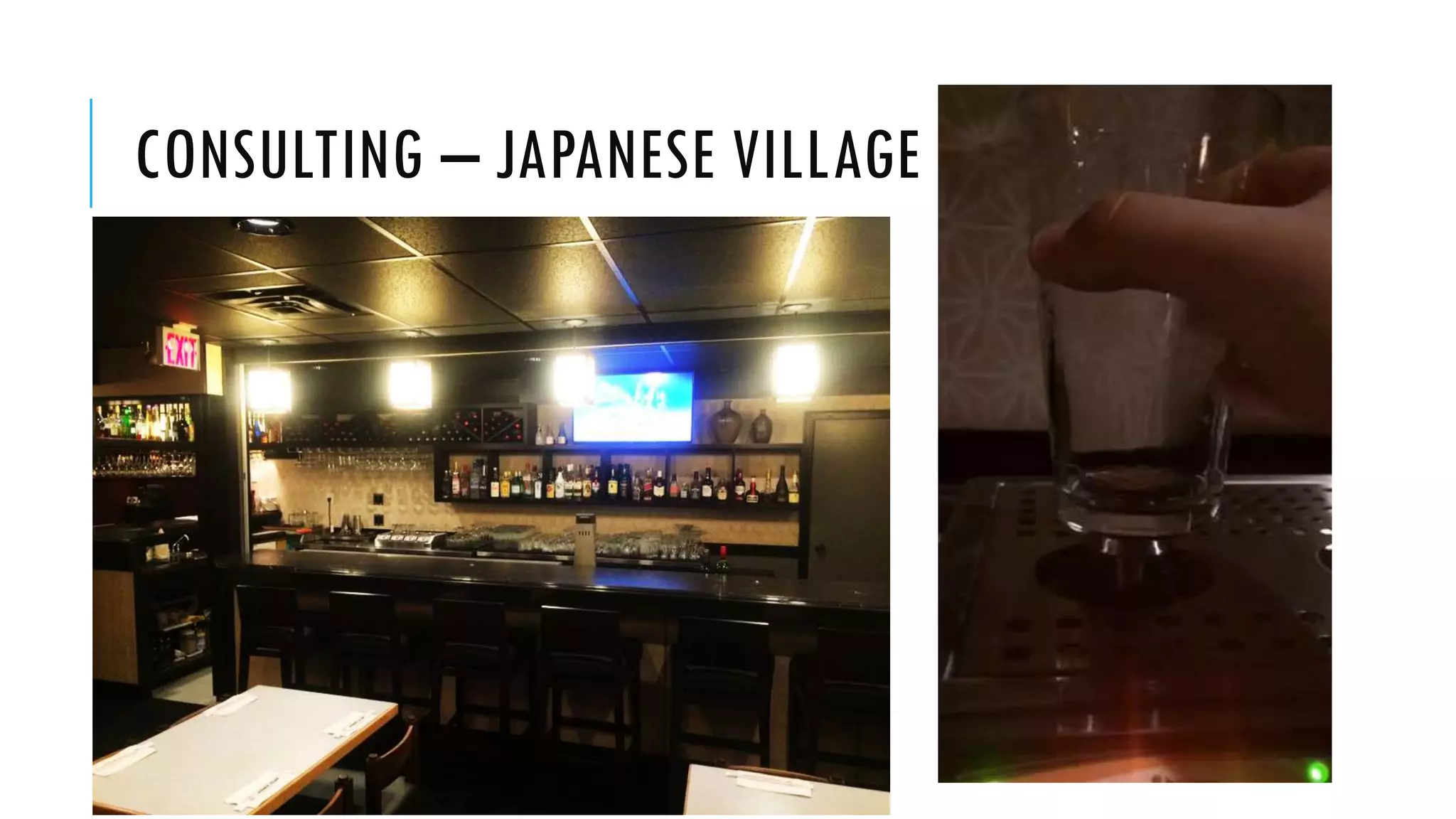 CONSULTING – JAPANESE VILLAGE
 
