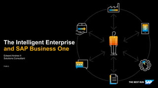 PUBLIC
Edward Andres II
Solutions Consultant
The Intelligent Enterprise
and SAP Business One
 