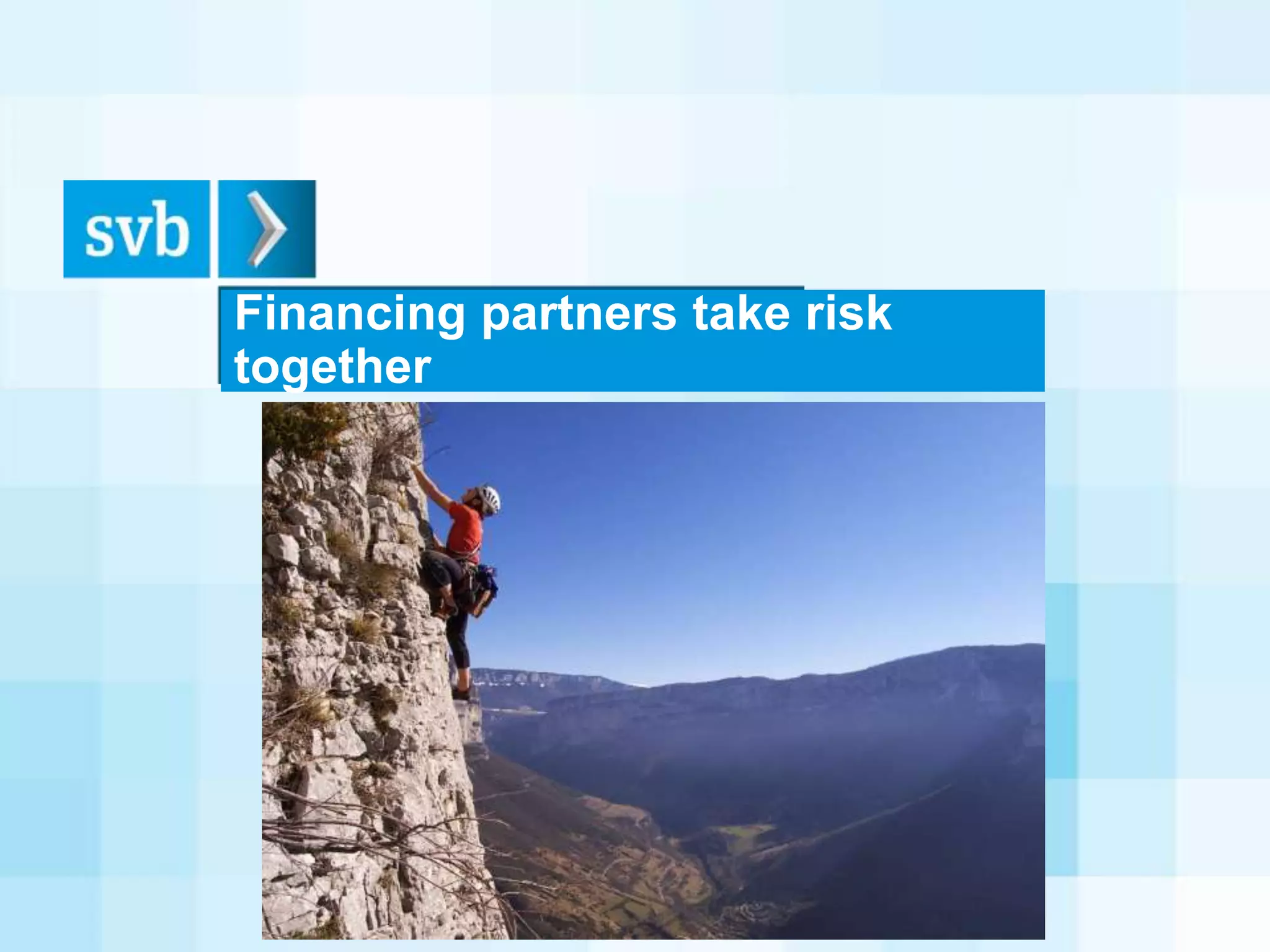 Why We’re Here
Sources of Financing Overview
Crowdfunding: A Kickstarter case
study.
Equity: What you need to know.
Debt: When is it right for you.
 