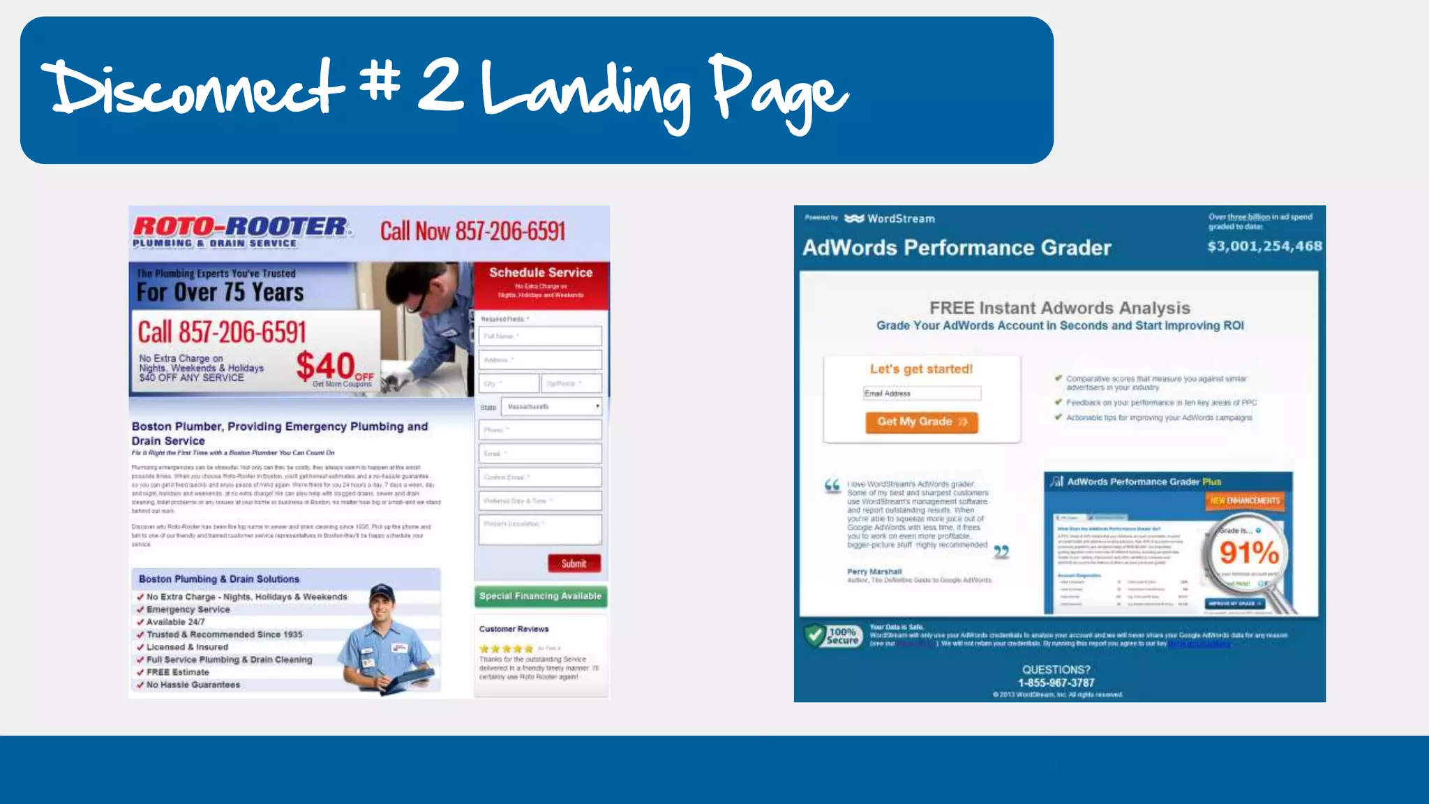 Disconnect # 2 Landing Page