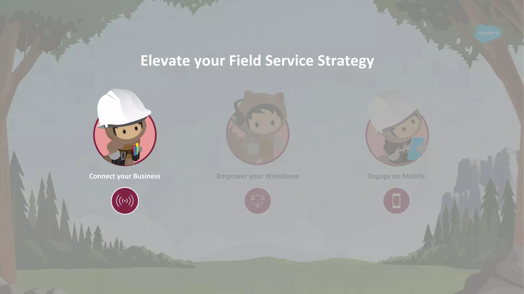 Engage on MobileEmpower your Workforce
Elevate your Field Service Strategy
Connect your Business
 